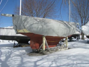 Asleep for the winter of 2013/2014 at Muskegon Conservation Club on her sturdy Oak cradle.